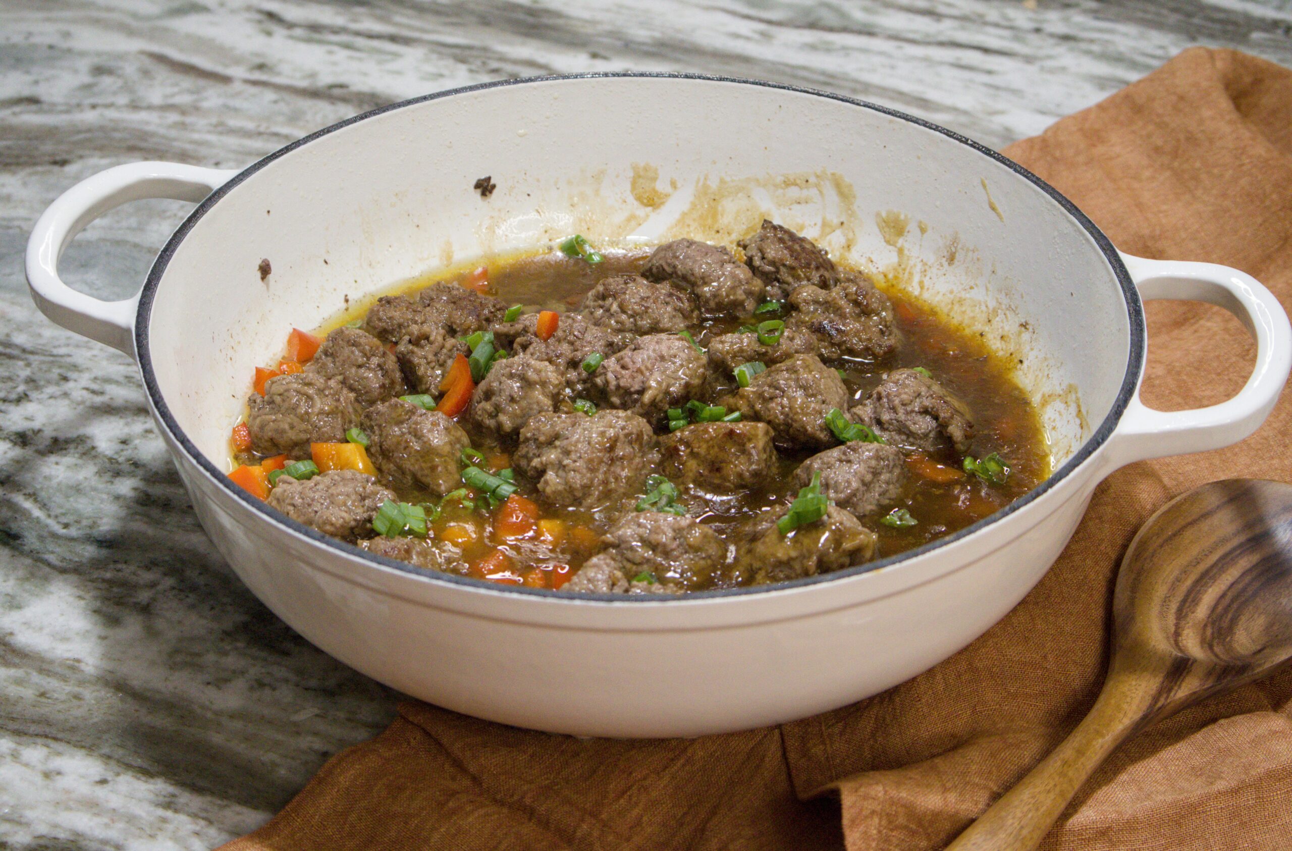 boulette aigre douce-meatballs sweet sour