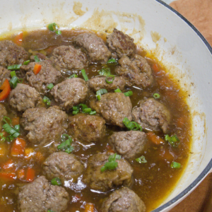 boulette aigre douce- meatballs sweet sour