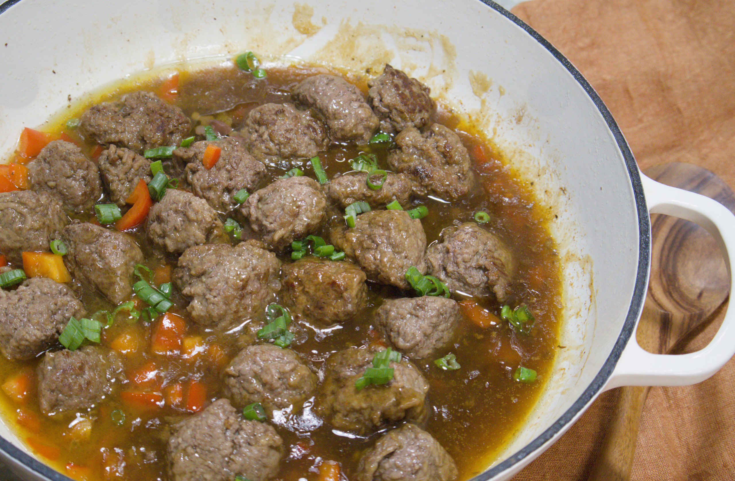 boulette aigre douce- meatballs sweet sour