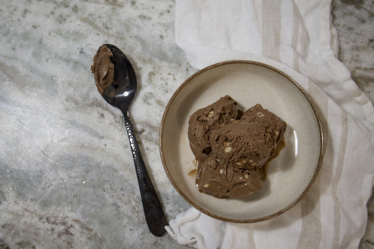 crème glacée chocolat