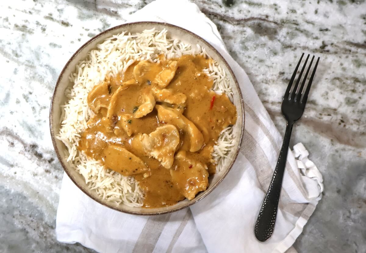 poulet arachides