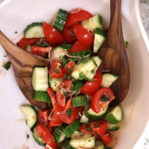 salade tomates concombres