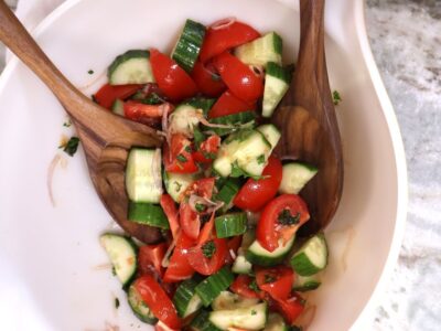 salade tomates concombres