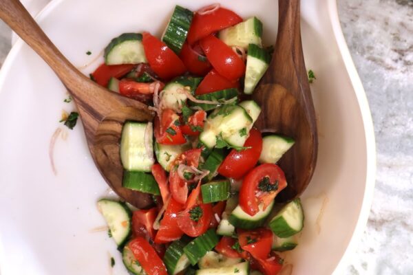 salade tomates concombres