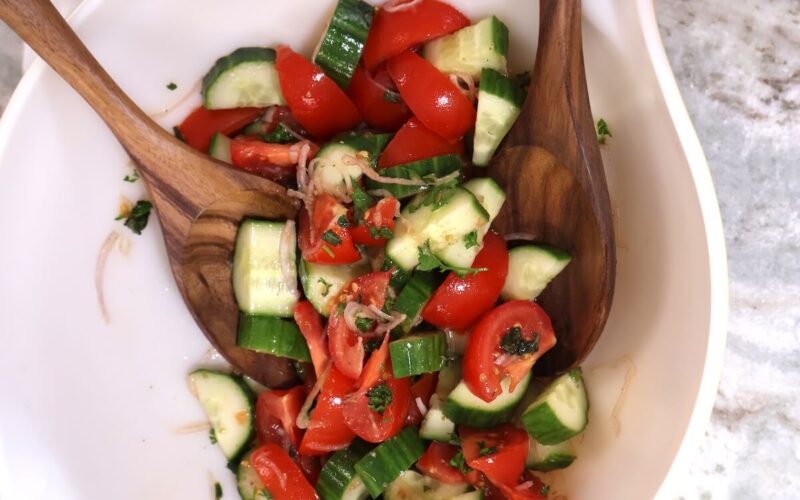 salade tomates concombres