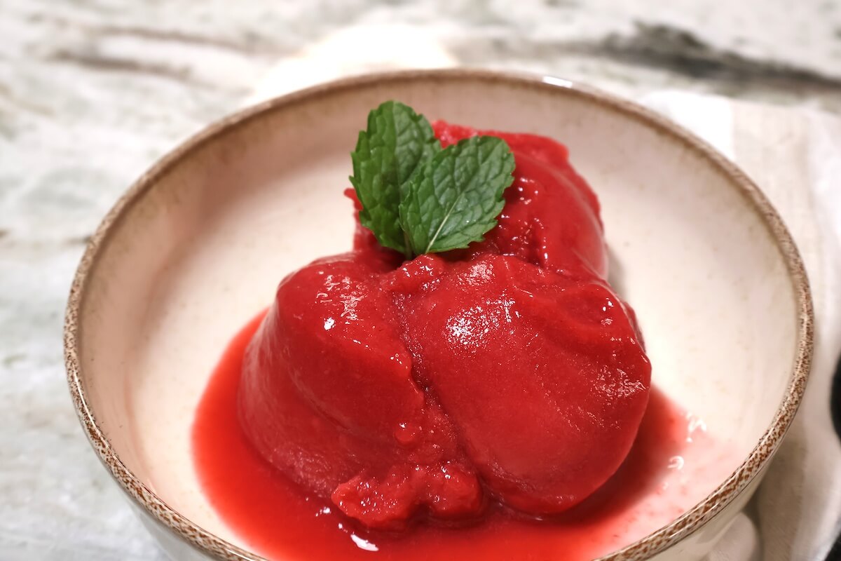 sorbet framboise