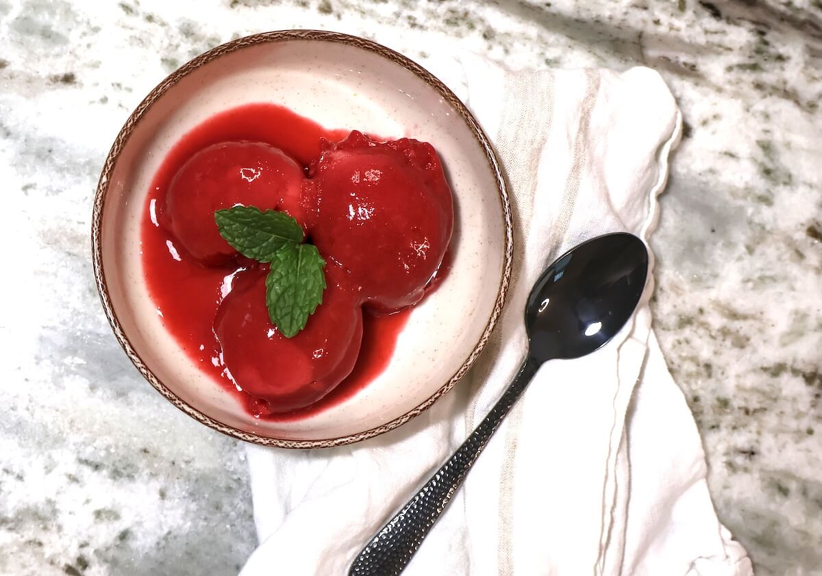 sorbet framboise