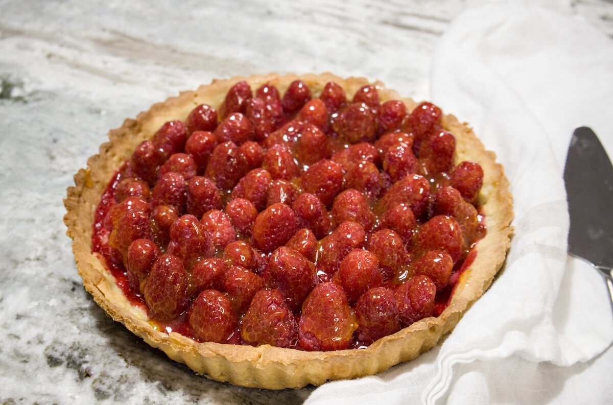 tarte framboise