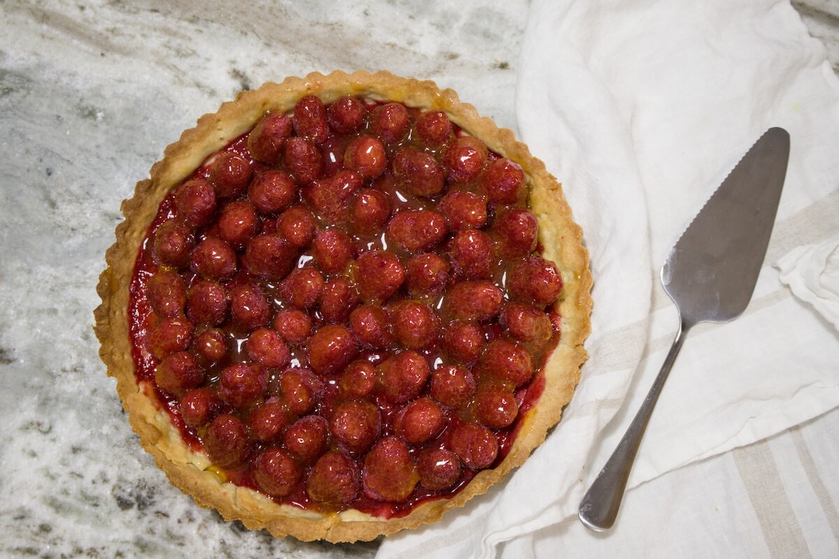 tarte framboise